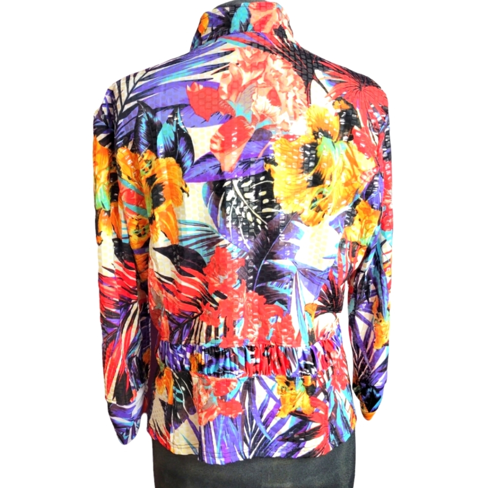 Linear zip front jacket - Picture 4 of 7